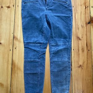 Loft skinny gray corduroys